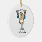 Nut T-shirts en cadeautjes Keramisch Ornament (Rechts)