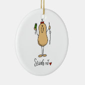 Nut T-shirts en schenkingen Keramisch Ornament (Rechts)