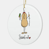 Nut T-shirts en schenkingen Keramisch Ornament (Links)