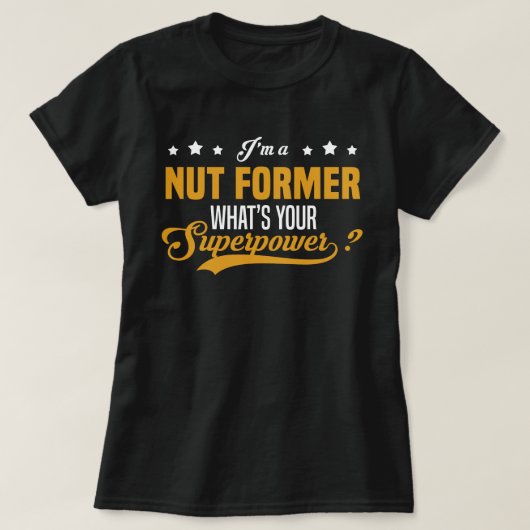 Nut Voormalig T-shirt (Design voorkant)