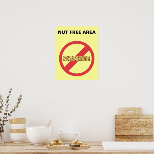NUT VRIJ GEBIED POSTER (Keuken)