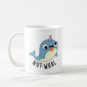 Nut-whal Grappige Narwhal Pun Koffiemok