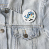 Nut-whal Grappige Narwhal Pun Ronde Button 5,7 Cm (In situ)