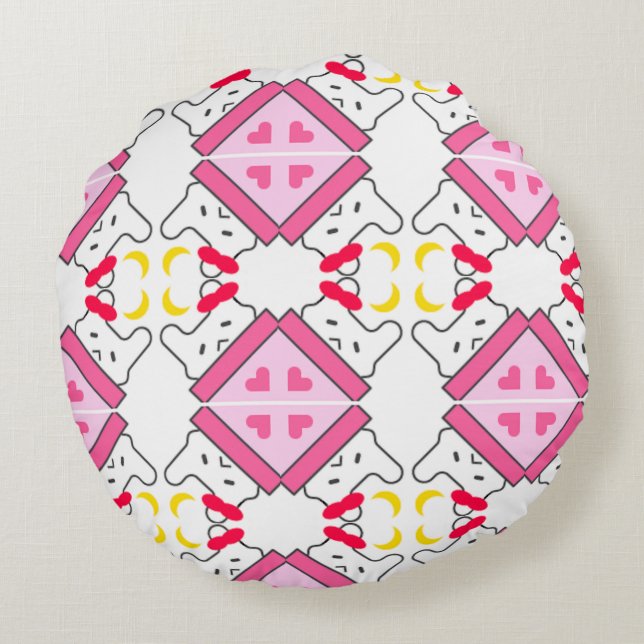 Nutan Rond Kussen (Achterkant)