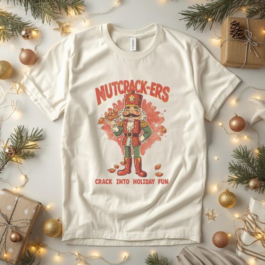 Nutcrack-ers – Funny Christmas Nutcracker Pun  Tri-Blend Shirt