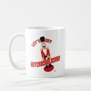 Nutcrackalackin Nutkraker Holiday Cartoon Fun Koffiemok