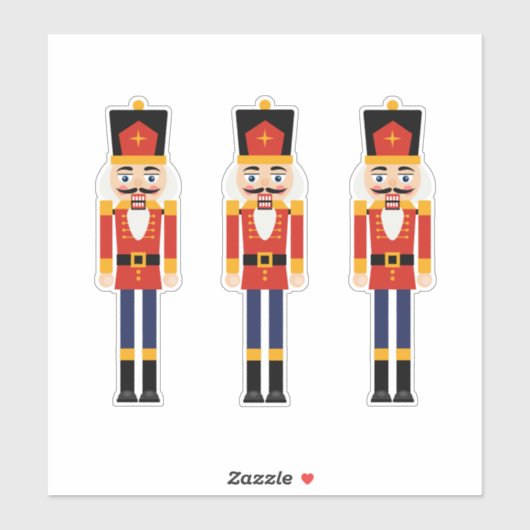 Nutcracker Aangepast gesneden vinylsticker Sticker (Vel)