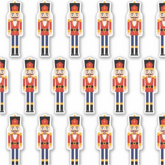 Nutcracker Aangepast gesneden vinylsticker Sticker (Voorkant)