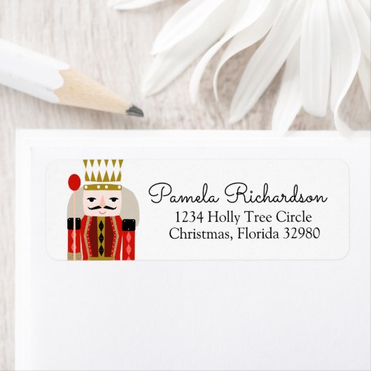 Nutcracker-adreslabels Etiket (Insitu)
