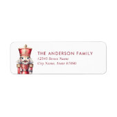 Nutcracker-adreslabels Etiket (Voorkant)