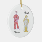 Nutcracker Angel/Chinese Keepomwille Ornament (Rechts)