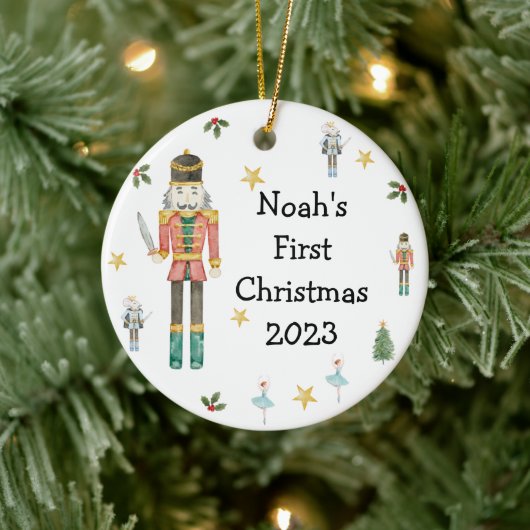 Nutcracker Babies First Christmas Ornament (Boom)