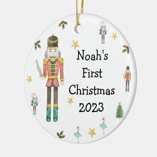 Nutcracker Babies First Christmas Ornament (Links)