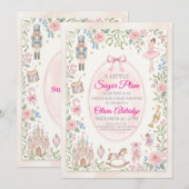 Nutcracker Baby Shower Kaart (Voorkant / Achterkant)