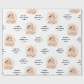 Nutcracker Ballerina Birthday Cadeaupapier (Vlak)