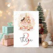 Nutcracker Ballerina Birthday Kaart