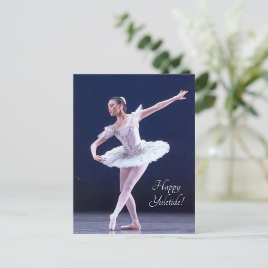 nutcracker ballerina briefkaart (Staand voorkant)