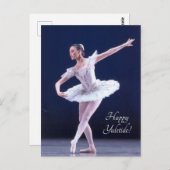 nutcracker ballerina briefkaart (Voorkant / Achterkant)