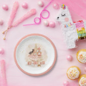 Nutcracker Ballerina Christmas Papieren Bordje (Feest)