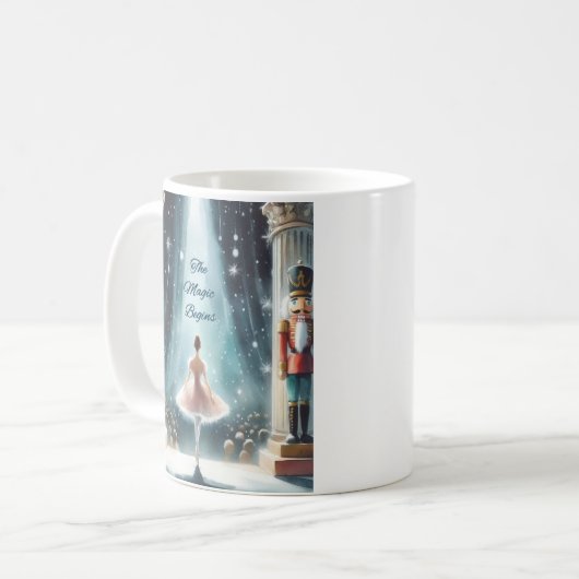 NutCracker Ballerina Coffee Mok (Voorkant links)