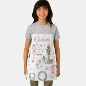 Nutcracker & Ballerina Kids Apron | Custom Name Schort (Insitu)
