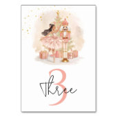 Nutcracker Ballerina Verjaardag Kaart (Achterkant)