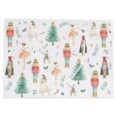 Nutcracker Ballet Afbeeldingen Gift Bag Groot Cadeauzakje (Achterkant)
