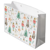 Nutcracker Ballet Afbeeldingen Gift Bag Groot Cadeauzakje (Achterkant Gekanteld)