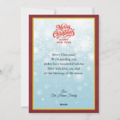 Nutcracker Ballet Ballerina - Christmas Party Feestdagenkaart (Achterkant)