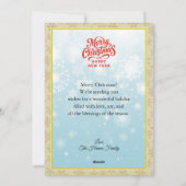 Nutcracker Ballet Ballerina - Christmas Party Feestdagenkaart (Achterkant)