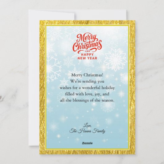 Nutcracker Ballet Ballerina - Christmas Party Feestdagenkaart (Achterkant)