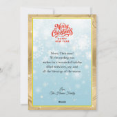 Nutcracker Ballet Ballerina - Christmas Party Feestdagenkaart (Achterkant)