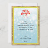 Nutcracker Ballet Ballerina - Christmas Party Feestdagenkaart (Achterkant)