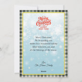 Nutcracker Ballet Ballerina - Christmas Party Feestdagenkaart (Achterkant)