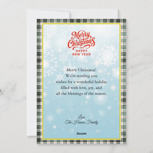 Nutcracker Ballet Ballerina - Christmas Party Feestdagenkaart (Achterkant)