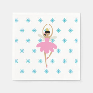 Nutcracker Ballet Ballerina Fee Illustratie Servet