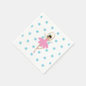 Nutcracker Ballet Ballerina Fee Illustratie Servet (Hoek)