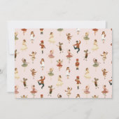 Nutcracker Ballet Blush Roze Verjaardagsfeest Uitn (Achterkant)