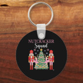 Nutcracker Ballet Christmas Ballerina Nk Dance Squ Sleutelhanger (Voorkant)