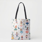 Nutcracker Ballet Christmas Gift for Ballet Lovers Tote Bag (Voorkant)
