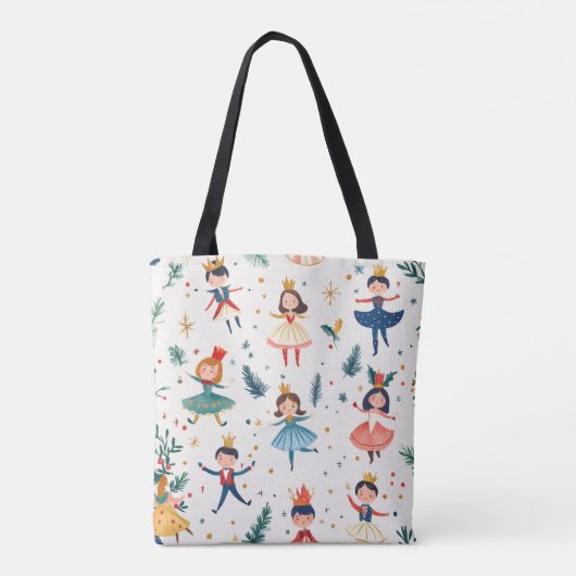 Nutcracker Ballet Christmas Gift for Ballet Lovers Tote Bag (Achterkant)