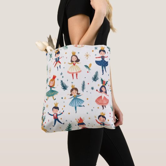 Nutcracker Ballet Christmas Gift for Ballet Lovers Tote Bag (Dichtbij)