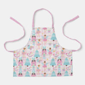 Nutcracker Ballet Christmas Girl Holiday Kids Schort (Voorkant)