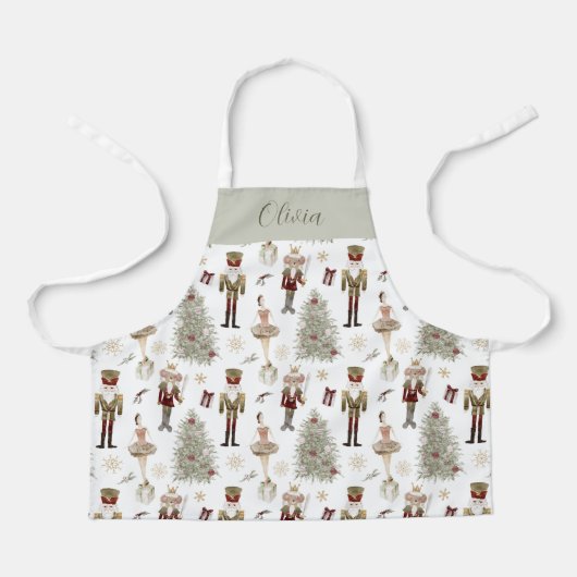 Nutcracker Ballet Christmas Personalized Kids Schort (Voorkant)