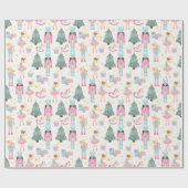 Nutcracker Ballet Christmas Wrapping Paper Cadeaupapier (Vlak)