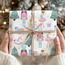 Nutcracker Ballet Christmas Wrapping Paper Cadeaupapier