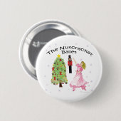 Nutcracker Ballet Classic 09 Ronde Button 5,7 Cm (Voorkant /achterkant)