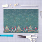 Nutcracker Ballet Dancer Green Kerstmis Tissuepapier (Craft)