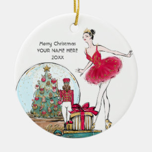 Nutcracker Ballet Dancer Keramisch Ornament