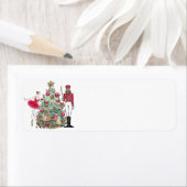 Nutcracker Ballet Dancer Kerstmis Etiket (Insitu)